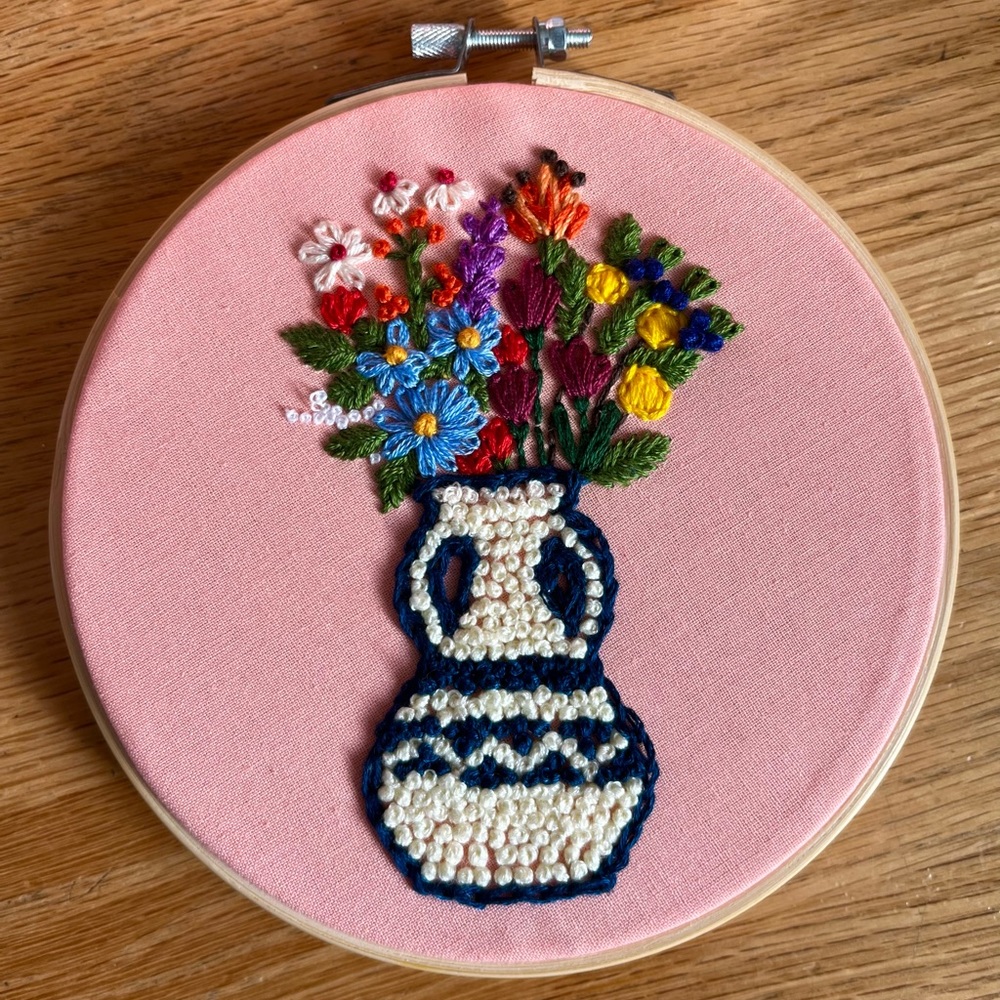 Floral Arrangement - Original Fibre Artwork